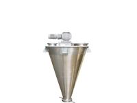 Mélangeur vertical à double vis conique, moteur, roulement, capacité 1000L, chauffage électrique à vapeur, mélange de poudres pour produits chimiques