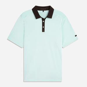 Polo de sport de golf à manches courtes avec impression de motifs de haute qualité et logo personnalisé pour hommes de grande taille - Product Image 3