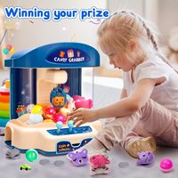 Petite machine à grue à griffes, jouets d'arcade en peluche, jeux à pièces, mini machine à griffes pour enfants, vente en gros