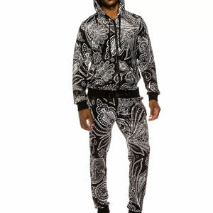 Venta al por mayor de secado rápido transpirable logotipo personalizado y tamaño de los hombres de sublimación chándales de manga larga con cremallera Tech Fleece chándal de los hombres - Product Image 3