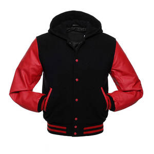 Chaqueta de moto de lona para hombre, chaqueta universitaria de ocio de béisbol holgada transpirable con bordado de invierno con MOQ bajo - Product Image 1