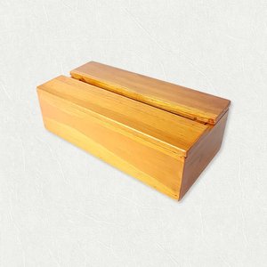 Caja de pañuelos de nogal de lujo | Soporte de papel de madera para baño y sala de estar | Estuche de almacenamiento de escritorio moderno | Organizador de decoración del hogar - Product Image 2