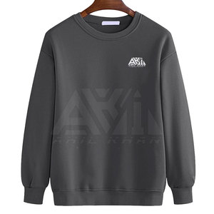 เสื้อสเวตเชิ้ตผู้ชายแบบสวมหัวสำหรับฤดูหนาว ผ้าฟลีซ ดีไซน์เรียบง่าย ผสมโพลีเอสเตอร์/คอตตอน ทนทาน ขายดี พร้อมโลโก้สั่งทำได้ - Product Image 1