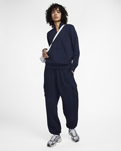 Sudadera Azul Marino con Cierre de Cremallera de un Cuarto y Bolsillo Canguro para Mujer, Top Deportivo Casual de Manga Larga para Gimnasio y Entrenamiento - Product Image 6