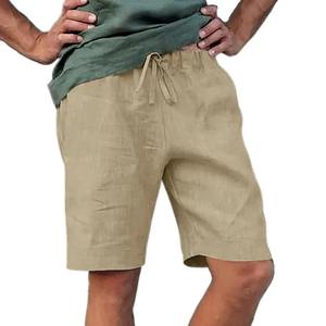 Vêtements d'entraînement de fitness à double couche pour hommes-Short de course à motif solide Poches à fermeture éclair Taille moyenne 2XL Écologique - Product Image 6