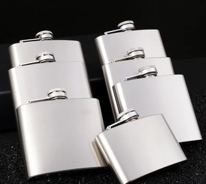 Compact 3oz Stainless Steel <strong>Flask</strong> with Screw Cap Pocket <strong>Size</strong> for Liquor or Whiskey Durable Stylish Ideal for Travel and Gifting - Product Image 3