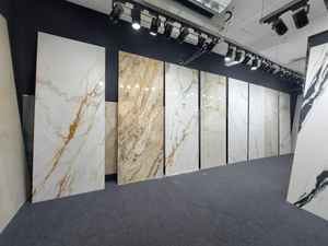 Dalle de porcelaine Pierre 900x1800mm Surface de marbre moderne Standard Plancher blanc Intérieur Carreaux de pierre frittée - Product Image 4