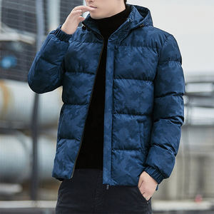 Parka de diseño de camuflaje reversible para hombre, abrigo de invierno acolchado de algodón de secado rápido ecológico de alta calidad, capucha impermeable de talla grande - Product Image 6