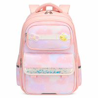 SUN EIGHT Sac à dos d'école primaire de 17 pouces pour filles et garçons, cartable ergonomique imperméable avec pochette à paillettes, modèle 22295-A