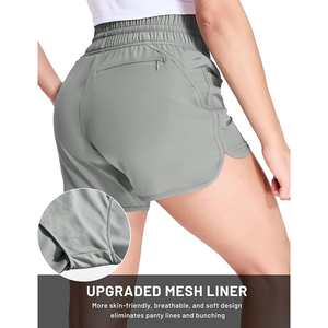 Nuevo diseño bolsillos laterales transpirable alta calidad Mujer Pantalones cortos algodón básico comodidad patrón personalizable pantalones cortos para mujer - Product Image 2