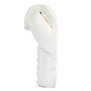 Gants de boxe en cuir de haute qualité avec logo personnalisé Gants d'entraînement de combat à lacets Style gagnant Vente en gros Arts martiaux OEM ODM - Product Image 2