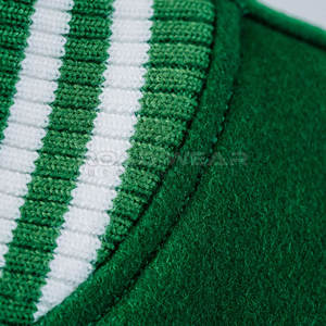 Chaqueta con letras de estilo callejero para hombre, nuevo diseño, Color sólido, cuello levantado, cierre de Jersey, ropa cálida de invierno - Product Image 5