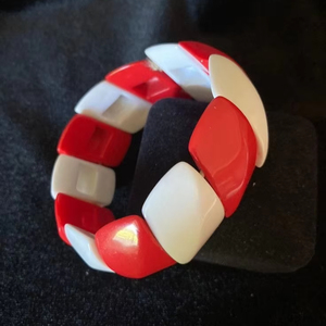 "Bracelets en résine multicolore de qualité supérieure, bijoux de mode faits à la main pour femmes et filles" - Product Image 1