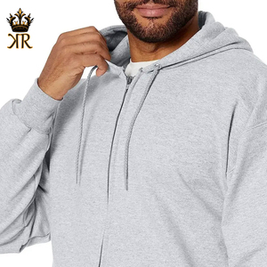 Sudadera con Capucha y Cremallera para Hombre, Fabricada en Fábrica, Nueva Moda de Invierno con Logotipo Personalizado, 100% Algodón Transpirable - Product Image 3