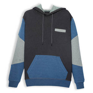 Sudadera con capucha para hombre más vendida de fábrica profesional, forro polar de algodón informal con estampado en relieve, estilo de traje de hombro caído - Product Image 1