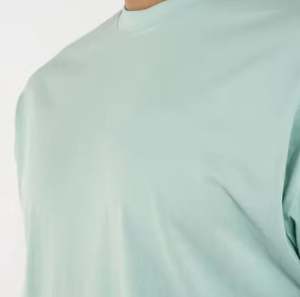 Camiseta de calle de verano ecológica para hombre, algodón orgánico, diseño minimalista, ajuste extragrande, moda sostenible - Product Image 4