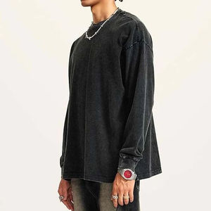 Sudadera de Invierno para Hombre, Personalizada, Nueva Moda, Gruesa, Lavada al Ácido, Talla Grande, 100% Algodón de Rizo, Diseño Personalizado - Product Image 3