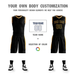 2024/25 haute qualité respirant séchage rapide basket-ball maillot ensemble personnalisé Sublimation imprimé Shorts uniforme de haute qualité - Product Image 4