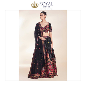 Tendance Créateur De Mode Vêtements De Mariage Vêtements Traditionnels Indiens Faux Georgette Vêtements Indiens Lehenga Choli à Vendre - Product Image 4