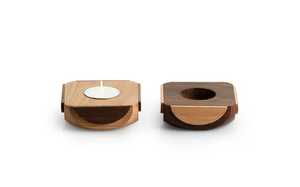 Bougeoir contemporain en bois pour la maison et les fêtes de mariage événements de Noël-pour prix de gros - Product Image 4