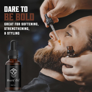 UUFINE Factory Customize Gifts Box Mild Ingredient Men Beard Oil Balm Beard Care Kit Set Product for Men - Product Image 2