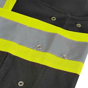 Chaleco de Seguridad de Alta Visibilidad al por Mayor, Tejido 100% Poliéster, Chaleco de Trabajo, Mejor Precio - Product Image 5