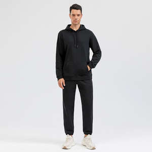 ชุดเสื้อผ้ากันหนาวสำหรับผู้ชาย, ชุดเสื้อผ้ากันหนาวมีซิปคอตั้งกางเกงวอร์มกันหนาวสำหรับผู้ชายสำหรับฤดูใบไม้ร่วงฤดูหนาว - Product Image 5