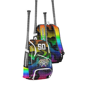 Ensemble de baseball COLORFULL, vente en gros, couleur personnalisée, impression numérique, antibactérien, respirant, uniforme de baseball, gants, sac - Product Image 5