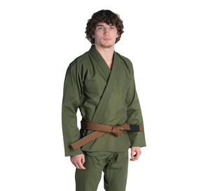 Costume de karaté imprimé personnalisé en tissu respirant léger kimono de jiu jitsu uni confortable costume de karaté pour hommes - Product Image 3