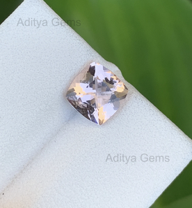 Pêche Morganite Brésilien Naturel Coussin forme Coupe Lâche Gemme Direct Jaipur Fabricant Prix de gros Bijoux Pêche Rose - Product Image 1