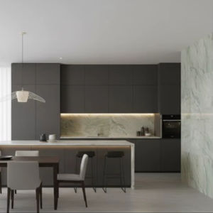 แผ่นหินอ่อนธรรมชาติสีเขียวออนิกซ์ขัดเงาแบบโมเดิร์นสำหรับเคาน์เตอร์หรูหรา ผนังเรืองแสง ล็อบบี้โรงแรม ห้องนั่งเล่น ตกแต่งคุณภาพพรีเมียม - Product Image 1