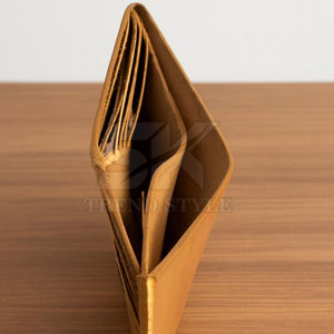 Durable Material Genuine Leather Single Shade Slim <b>Money</b> <b>Clip</b> <b>Wallet</b> Cash Holder In High Quality - Product Image 3