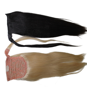 Vente en gros Extensions de queue de cheval droite en cheveux vierges vietnamiens pour femmes - Product Image 2