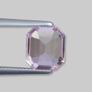 Morganita natural de Nigeria de 1.84 CT, corte Asscher excelente, impecable. - Product Image 2