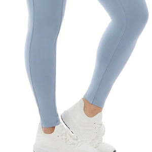 2024 nouveauté femmes qualité supérieure Fitness Yoga Leggings avec poche latérale Logo sur la taille - Product Image 4