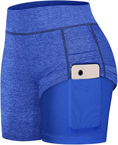 Shorts Deportivos de Mujer, Cintura Alta, Secado Rápido, Transpirables, Ecológicos, para Gimnasio, Fitness, Deportes, Personalizables, Sin Costuras - Product Image 3
