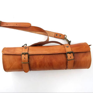 Wholesale Chef Knife <b>Bags</b> Handmade Range Custom Packing Chef Knife <b>Rolls</b> Leather <b>Tools</b> Kit <b>Bag</b> Pouch LKR-0072 - Product Image 1