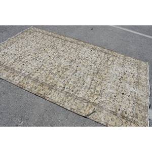 ยางลาเท็กซ์ผ้าไหมไม้ไผ่9.2ft สี่เหลี่ยมผืนผ้าลายผ้ากำมะหยี่สีเบจ5.4 x แนววินเทจคลาสสิกสำหรับวัยรุ่น - Product Image 2