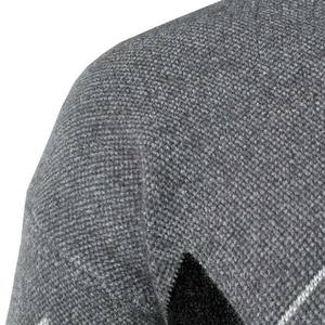 High Quality Winter Casual High Neck <b>Cardigan</b> Blank Cotton Wool <b>Men's</b> <b>Sweaters</b> Wool Liner New Fashion Design Sports Wear - Product Image 5