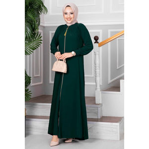 New Season Women Winter Islamic <b>Clothing</b> Abaya Dress Kaftan Tunic Dubai Muslim Islamic Fashion <b>Turkish</b> Made Islamic Dresses - Product Image 6