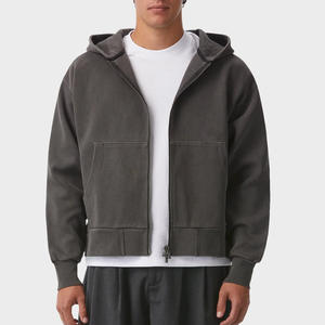 Fabricant de sweats à capuche surdimensionnés personnalisés délavés à l'acide 100% sweat à capuche en coton de haute qualité vintage délavé streetwear pour hommes - Product Image 2