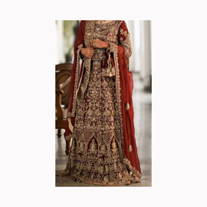 Nouveau Anarkali vêtements de mariée Lehenga Choli pour les femmes portent la collection pour les vêtements de mariage robe Salwar Kameez costume et Saree de créateur - Product Image 1