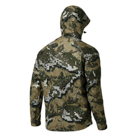 Chaqueta de caza de concha blanda personalizada de alta calidad para hombre, chaquetas de caza de invierno transpirables de lona impermeables para exteriores multicolor