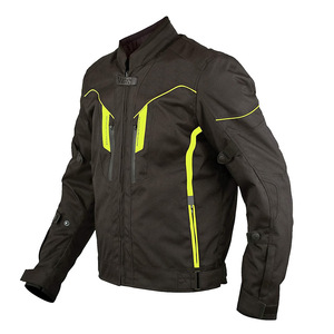 เสื้อแจ็กเก็ตมอเตอร์ไซค์พิมพ์ลายระบายอากาศผ้า Cordura สีทึบมาใหม่ชื่อทีมออกแบบได้ตามต้องการ - Product Image 1