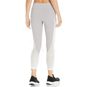 Legging de sport pour filles 2024, taille mi-haute, motif uni, respirant, longueur intégrale, en Spandex/Polyester, personnalisable - Product Image 2