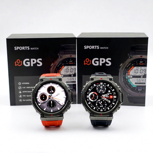 Montre connectée LEMFO DM58 1.43'' AMOLED GPS pour sports de plein air, étanche 5ATM, écran tactile, tracker de fitness unisexe - Product Image 1