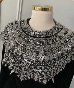 Vente en gros de vêtements islamiques traditionnels musulmans de grande taille, abaya kaftan de Dubaï, longueur au sol, vêtements de soirée, hijab - Product Image 4