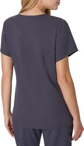 Veste de gommage médicale pour femmes de qualité supérieure soins infirmiers professionnels fermeture éclair léger Durable poches confortables toile 100% - Product Image 2