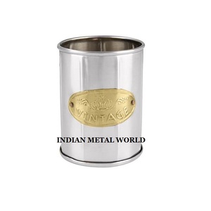 Gold-Colored Hotel Quality Metal Iron Cutlery Holder Good Design Table Top Kitchen <b>Utensil</b> <b>Rack</b> Best From Indian Metal World - Product Image 6