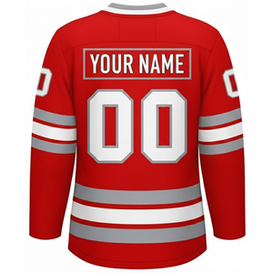 Nueva Camiseta de Hockey 2026 Personalizada con Sublimación Digital, Transpirable, Unisex, Manga Larga, Uniforme de Hockey sobre Hielo - Product Image 3